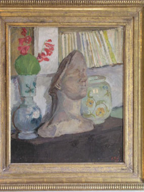 Image of painting Still life with plaster head