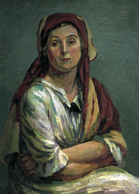 Image of painting Helen Anrep in Turkish Costume