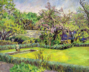Image of painting Walled Garden at Charleston