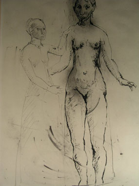 Image of print Untitled (pen and brush drawing)