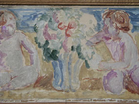 Image of painting Design for a needlework cover