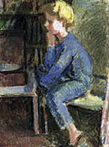 painting Seated child [Click here to see more information about this item]
